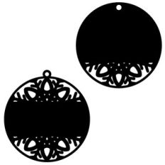 snowflake gift tag