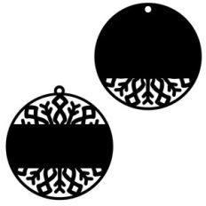 snowflake gift tag