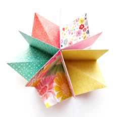 folded square mini album