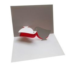lovebirds popup card