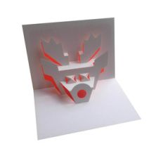 reindeer popup card