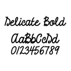 delicate bold