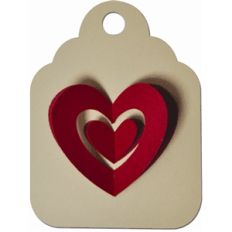 heart tag 3d