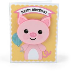 bobble head card pig