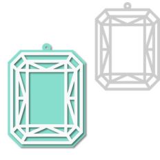 gem ornament - tag