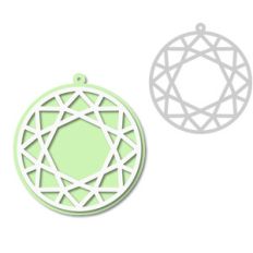 gem ornament - tag