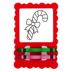 christmas card coloring candy