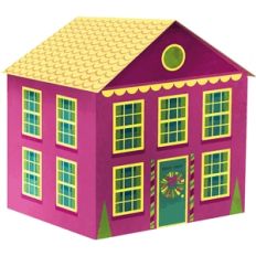 3d holiday house (letter size)