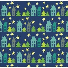 winter town pattern