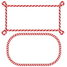 candy cane frames