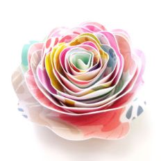rolled flower