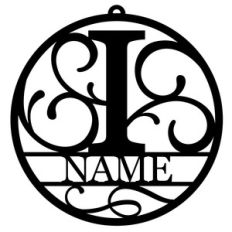 personalized tag ornament - i
