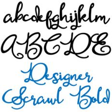 pn designer scrwal bold
