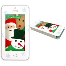santa and friends selfie