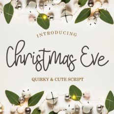 christmas eve font