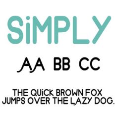 cg simply font