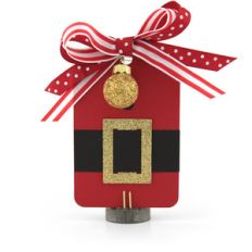 christmas tag santa suit