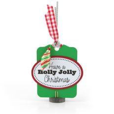 christmas tag holly jolly