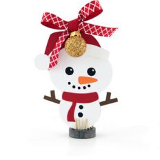christmas tag snowman