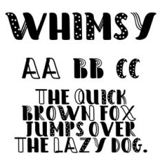 cg whimy font