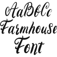 farmhouse font