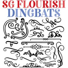 sg flourish dingbats