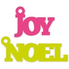 joy and noel word tags