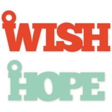 wish and hope word tags