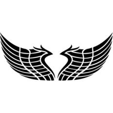 tribal angel wings