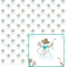cowboy snowman pattern