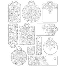 floral tags