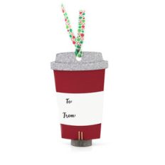 christmas tag coffee