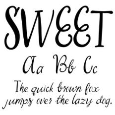 cg sweet font