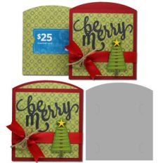 be merry gift card envelope bag