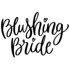 blushing bride