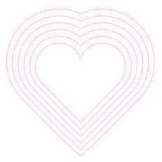 stitched hearts template
