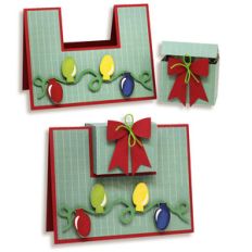 lights card with gift box
