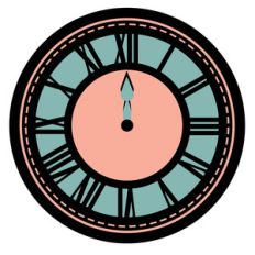 december - clock