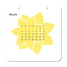 2018 calendar - march