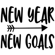 new year new goals arrow quote