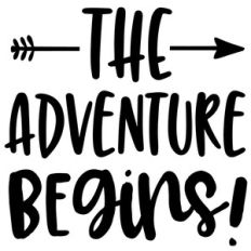 the adventure begins arrow quote
