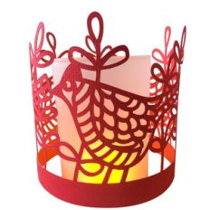 cardinal bird lantern