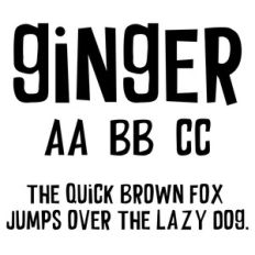 cg ginger font