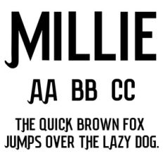 cg millie font