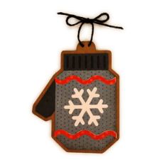 mitten snowflake ornament