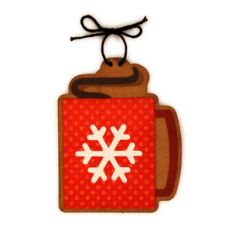 cocoa mug disc ornament