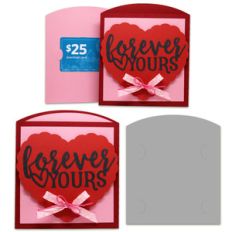 forever yours gift card envelope holder