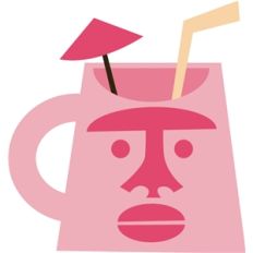 tiki face drink