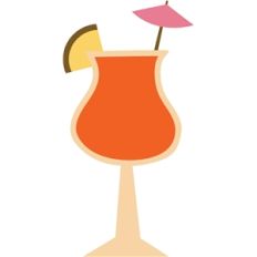 drink with umbrella