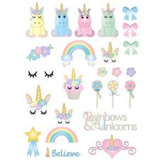 unicorn planner stickers